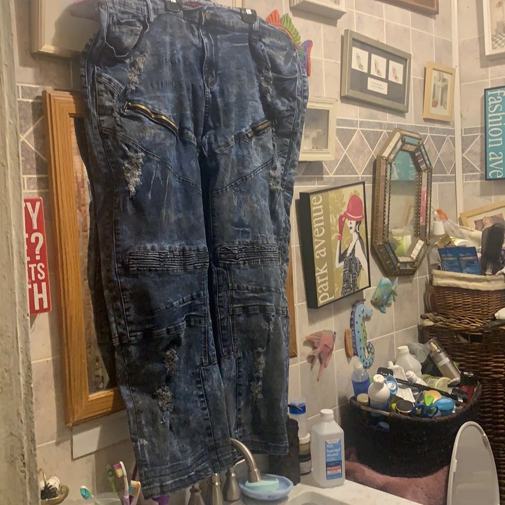 Denim house jeans
